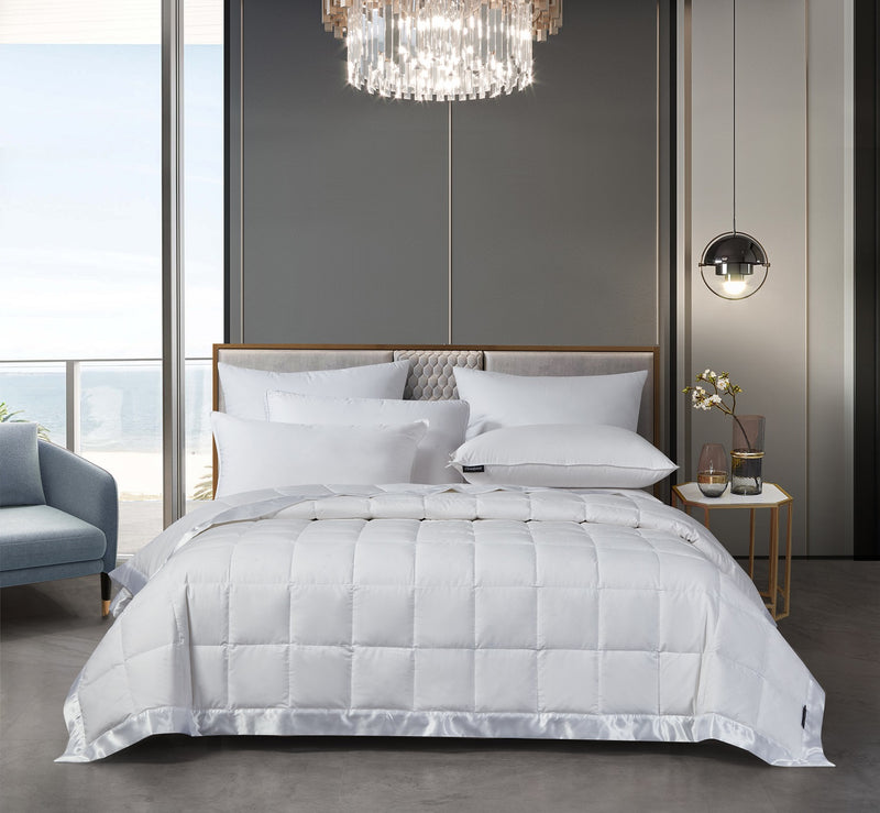 Beautyrest Tencel ™ & Cotton Breathable RDS Down Blanket - Light Warmth