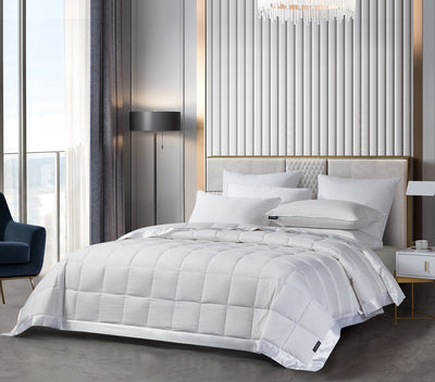 Beautyrest Tencel & Cotton Breathable White Down Blanket - Light Warmth