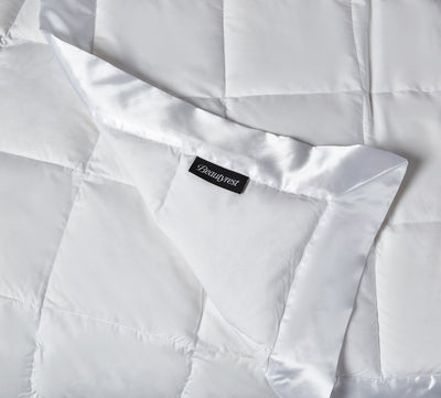 Beautyrest Tencel & Cotton Breathable White Down Blanket - Light Warmth
