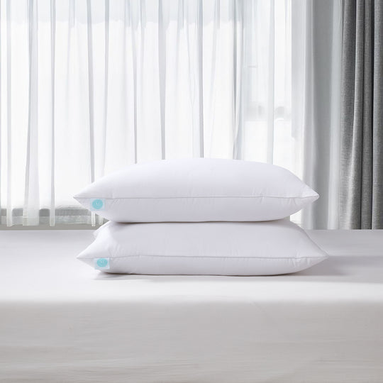 Martha Stewart Tencel & Cotton Blend With Tencel Around Feather and Down Pillow - 2 Pack