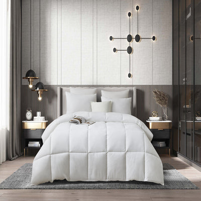 Martha Stewart Tencel ™ & Cotton blend with Tencel ™ & Polyester-filled Down Alternative Comforter - All Seasons