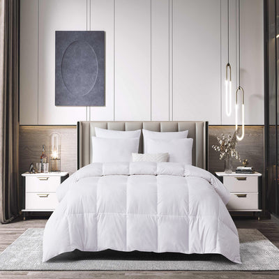 Beautyrest Tencel ™ & Cotton Blend Feather and Down Fiber Comforter - All Seasons