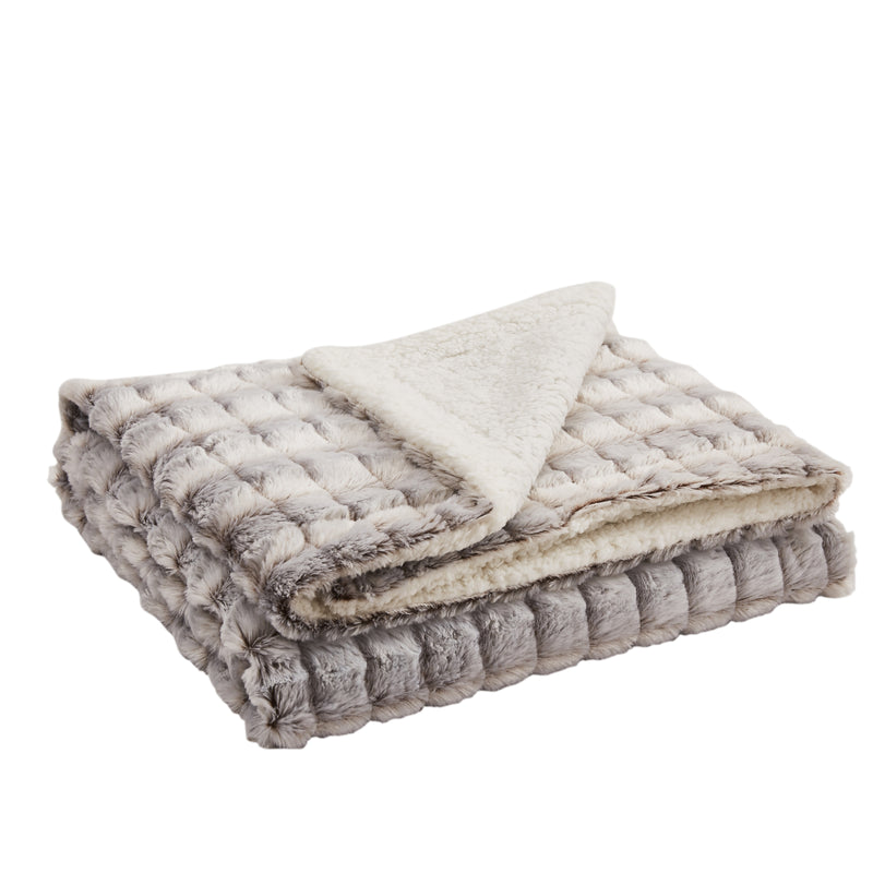 Micromink Sherpa Cozy & Reversible Throw