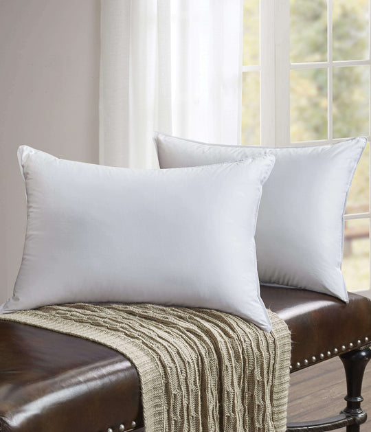 233 Thread Count Hybrid Blend Natural Filled Pillow - Set of Two