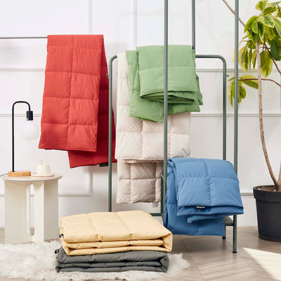 Beautyrest 650 Fill Power Packable Down Throw With Pouch