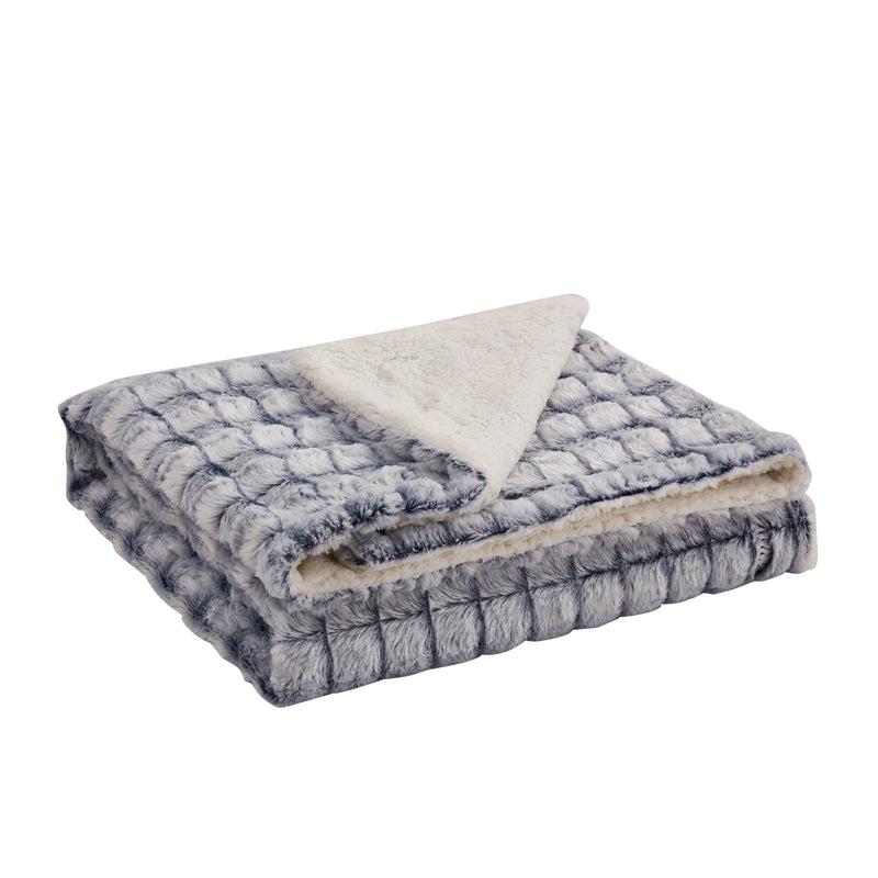 Micromink Sherpa Cozy & Reversible Throw