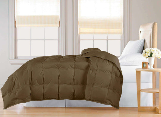 240 Thread Count White Feather and Down Comforter