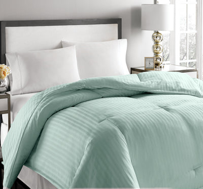 Microfiber Embossed Oversized Down Fiber Comforter