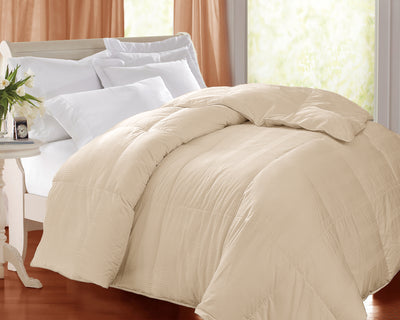 400 Windowpane Goose Down Blend Comforter