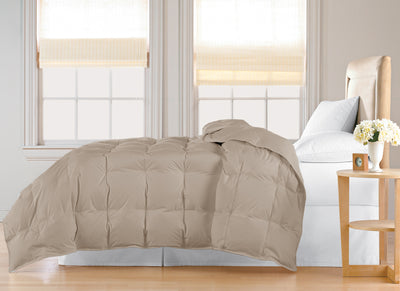 250 Thread Count Classic Warm Down Fiber Flax Down Blend Comforter