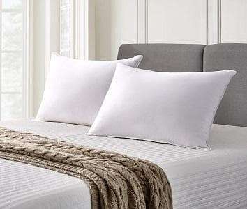 Real Simple 400TC White Down PillowKing in White color