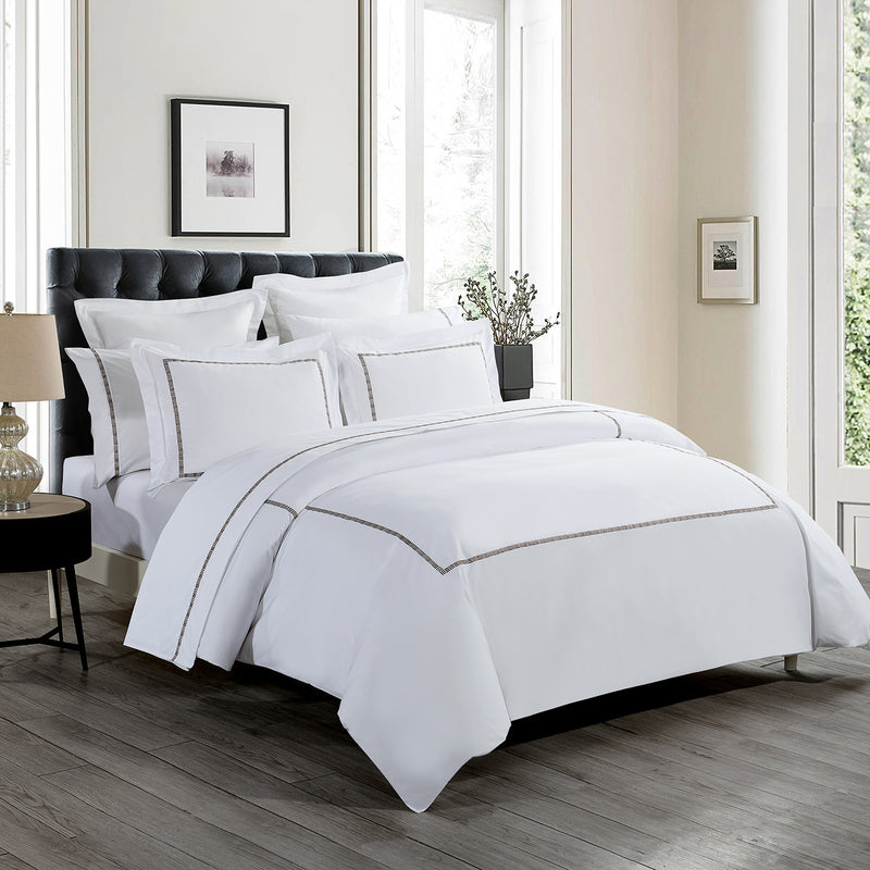Hotel Grand Duvet Set Tencel Lyocell and Cotton Blend 90 x 98 and 108 x 98 oversized