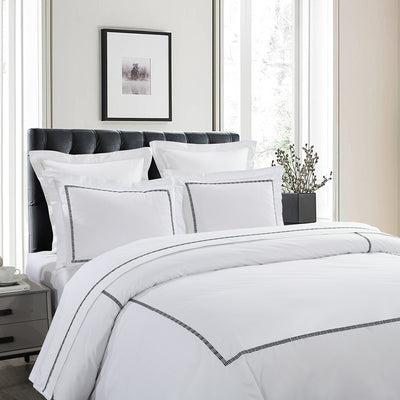 Hotel Grand Duvet Set Tencel Lyocell and Cotton Blend 90 x 98 and 108 x 98 oversized