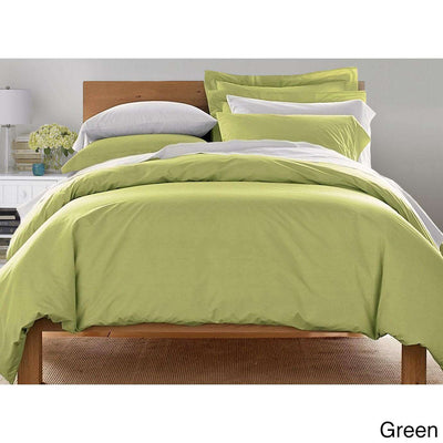  Microfiber Oversize Solid Color Duvet Cover Set