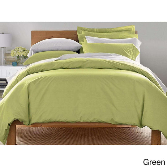 Microfiber Oversize Solid Color Duvet Cover Set