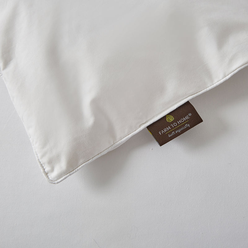 Farm To Home Organic Cotton All Season Warmth White Goose Feather And Down Comforter