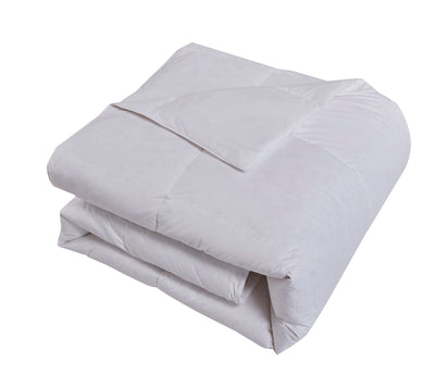 Farm To Home Organic Cotton All Season Warmth White Goose Feather And Down Comforter