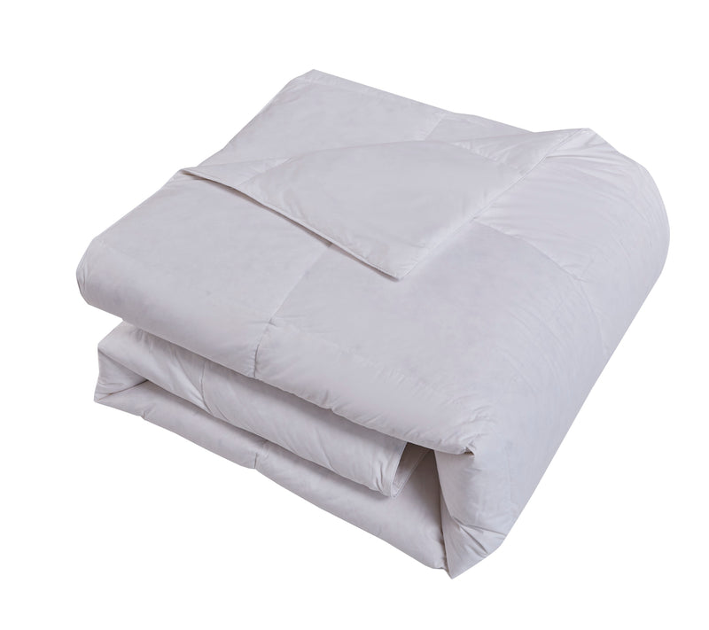 Farm To Home Organic Cotton All Season Warmth White Goose Feather And Down Comforter