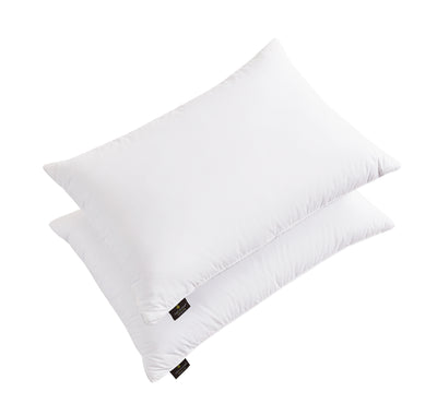 Farm To Home Organic Cotton White Feather And Down Pillow - 2 Pack