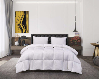 Kathy Ireland Microfiber White Down and Feather comforter