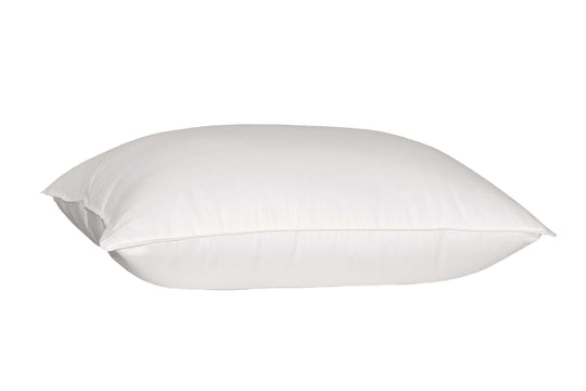 Microfiber Solid White Down Pillow