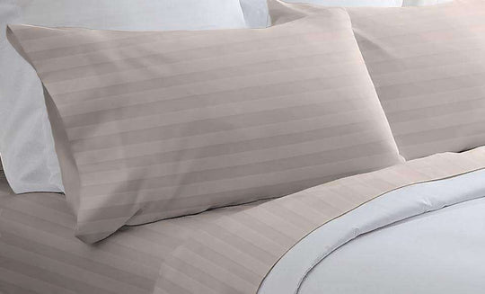 Microfiber Damask Stripe 4 Piece Sheet Set